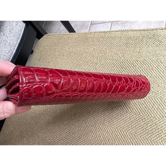 FOLLI FOLLIE red, REHAB crocodile-embossed wallet - Picture 4 of 14